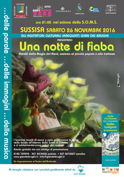manifesto Notte di fiaba 2016