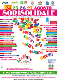 manifesto SORISOLIDALE 2017