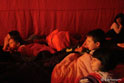 la notte sotto la tenda