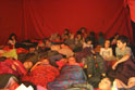 la notte sotto la tenda