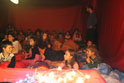la notte sotto la tenda