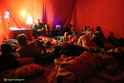 la notte sotto la tenda