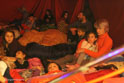 la notte sotto la tenda