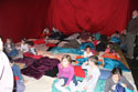 la notte sotto la tenda
