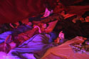 la notte sotto la tenda