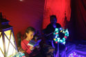 la notte sotto la tenda