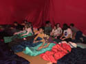la notte sotto la tenda