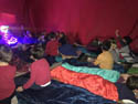 la notte sotto la tenda