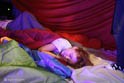 la notte sotto la tenda