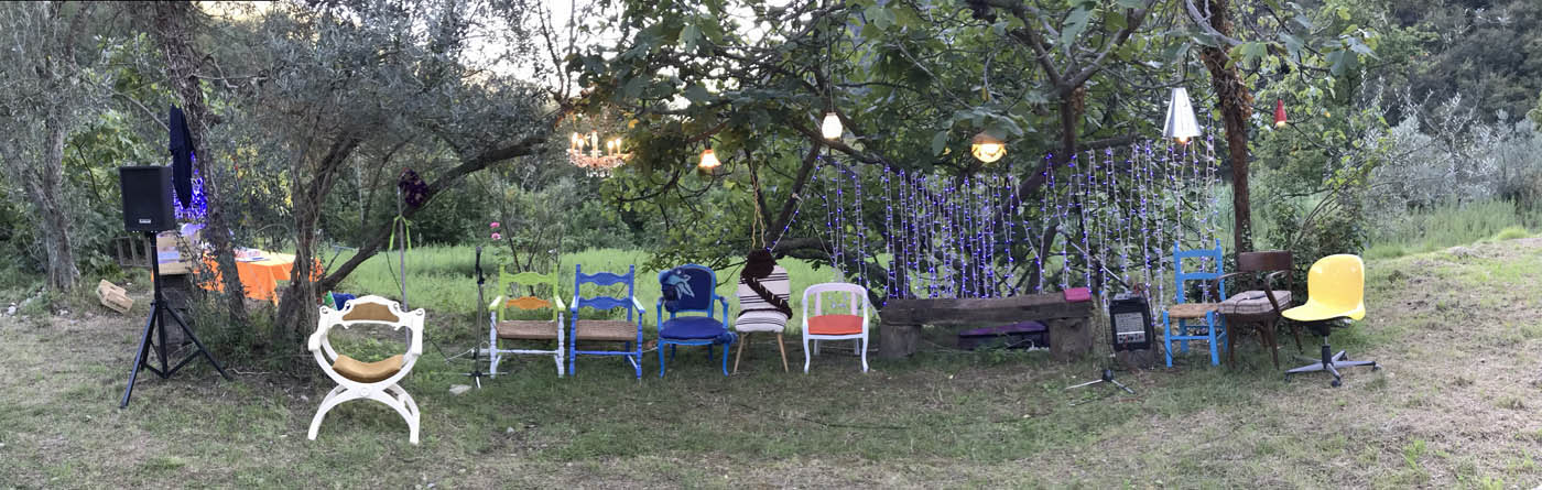 foto panoramica dell’allestimento