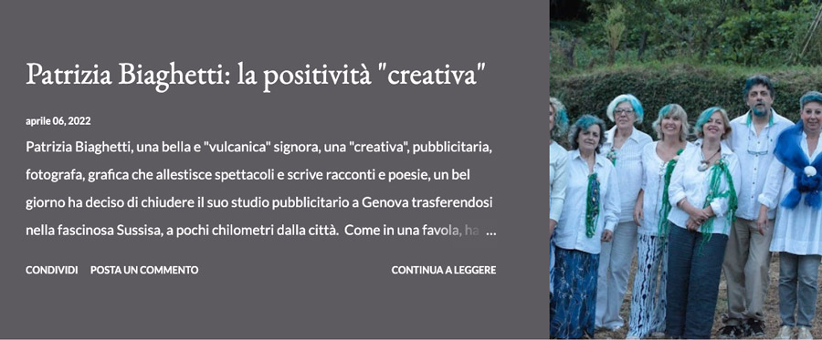 la testata del blog