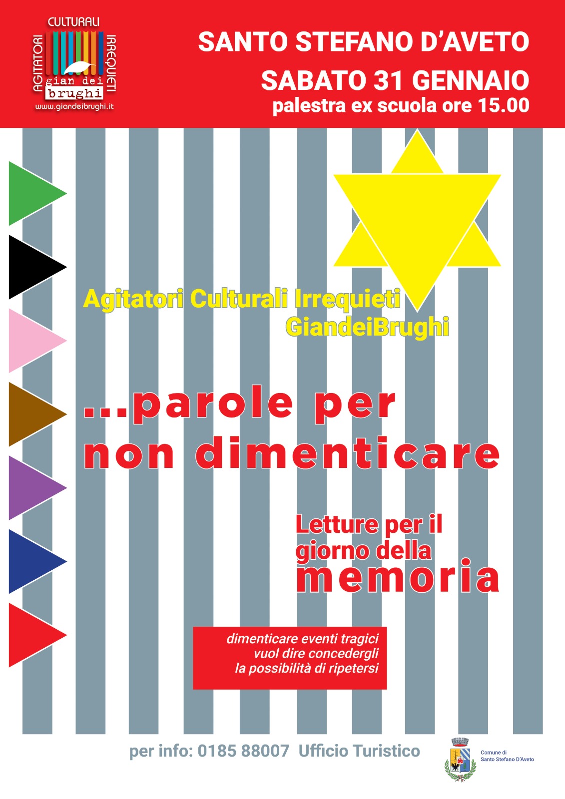 Locandina dell'evento Parole per non dimenticare 2026